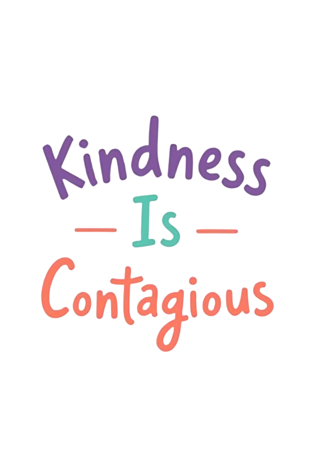 Female Crop Hoodie – "Kindness Is Contagious" Inspirational Design 🌟 - Starvia Crop Hoodies