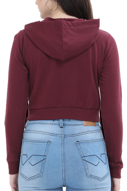 Female Crop Hoodie – "Kindness Is Contagious" Inspirational Design 🌟 - Starvia Crop Hoodies