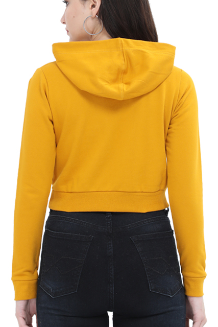 Female Crop Hoodies | Be the energy you want to attract - Starvia Crop Hoodies