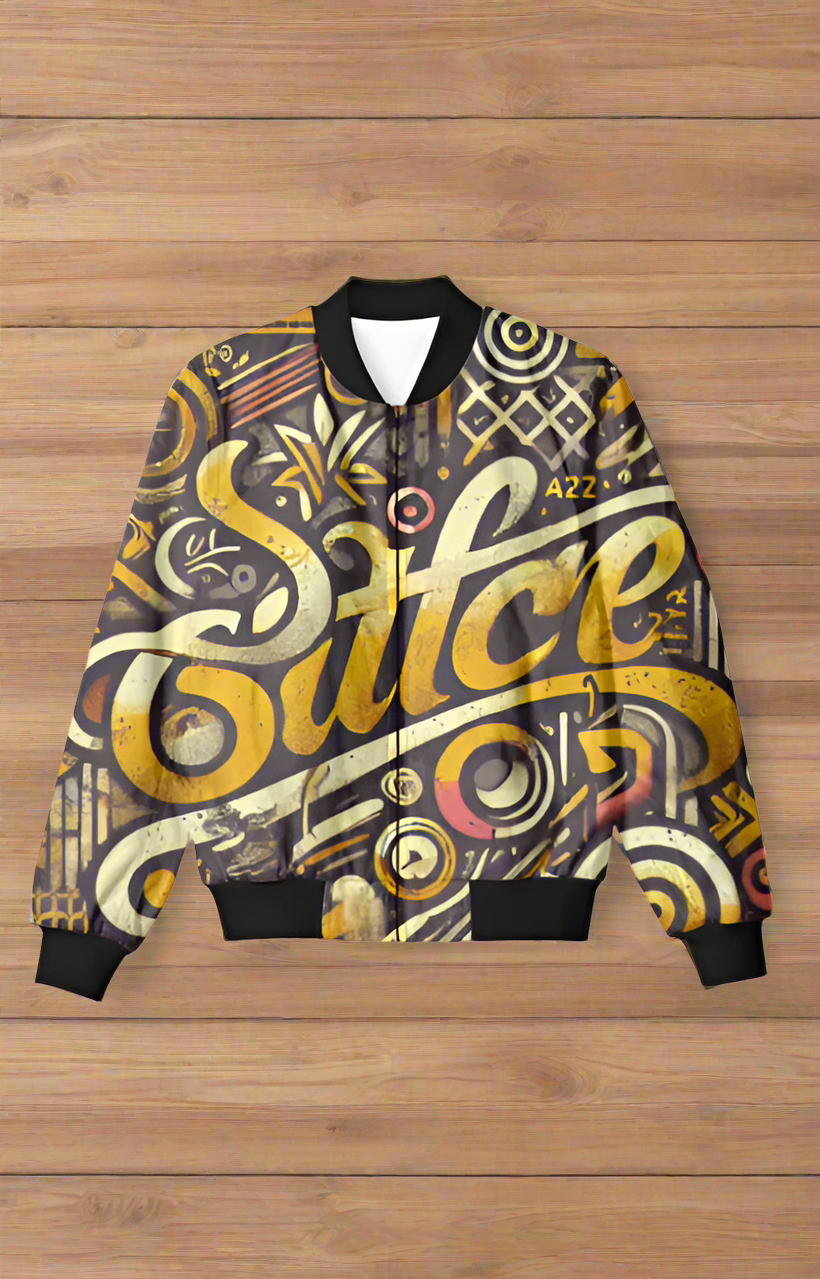 Unisex Bomber Jacket - Street Symphony - Starvia  